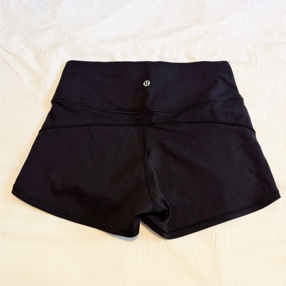 lululemon athletica Jet Black Women's Athletic Shorts